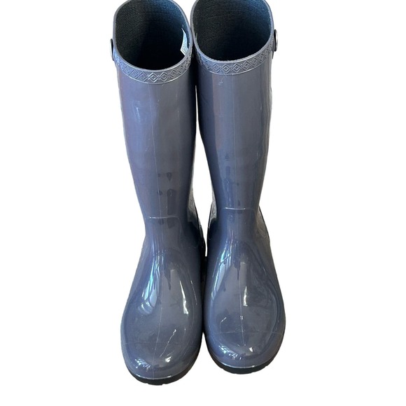 UGG Shoes - UGG Women's Shaye Rain Boot Waterproof Grey Glossy Finish